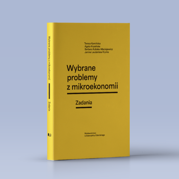 Okładka książki Wybrane problemy z mikroekonomii. Zadania