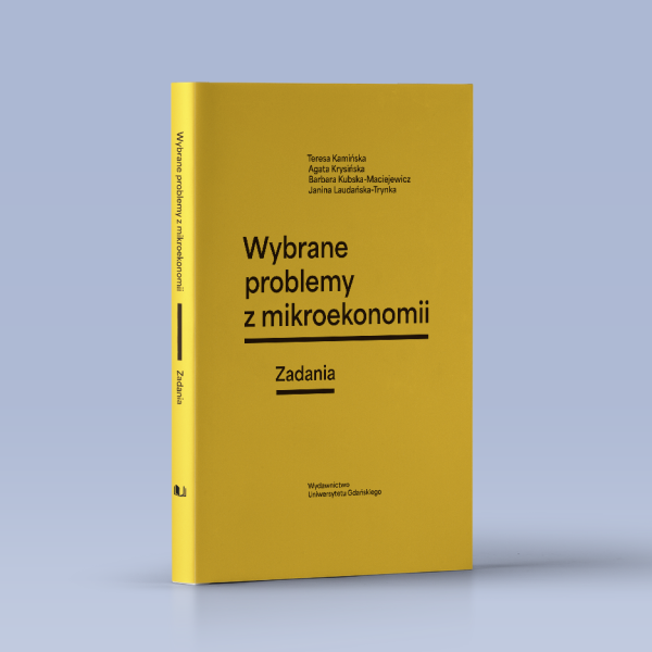 Okładka książki Wybrane problemy z mikroekonomii. Zadania